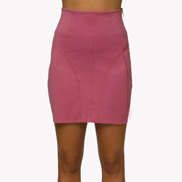 Jersey miniskirt Quartz Pink